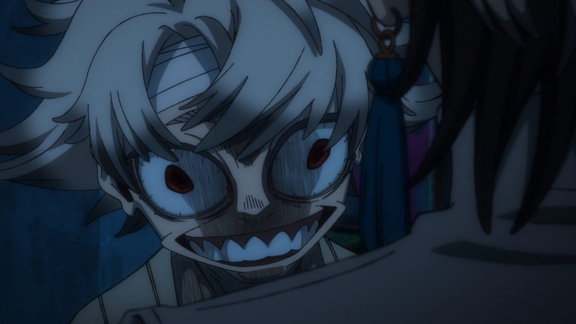 Rudo's smile in Gachiakuta episode 3 (Image via Bones Film)
